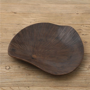 Commercio all'ingrosso Home Decor Tealight candeliere decorazione della tavola <span class=keywords><strong>portacandele</strong></span> in resina con <span class=keywords><strong>vassoio</strong></span> - Product Image 6