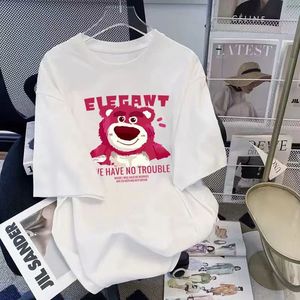 T-shirt unisexe en soie de lait, style japonais, col rond, manches courtes, respirant, anti-plis, coupe ajustée, pour l'été - Product Image 1