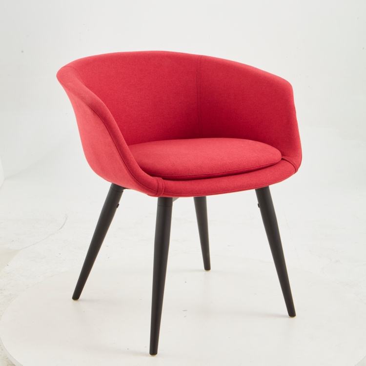 สีแดง (ขาโลหะสีดำ)