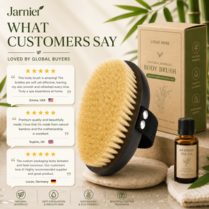 แปรงขัดผิวแห้ง Jarnier FSC ขนแปรงนุ่ม สำหรับผลัดเซลล์ผิวแห้ง เหมาะสำหรับผิวเปล่งปลั่ง ช่วยระบายน้ำเหลือง ลดเซลลูไลท์ - Product Image 6