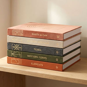 Libros Decorativos para Decoración del Hogar, Libros de Tela de Lino con Tapa Dura, Juego de Libros Estéticos para Decorar la Sala de Estar, Mesa de Centro y Estantes - Product Image 2