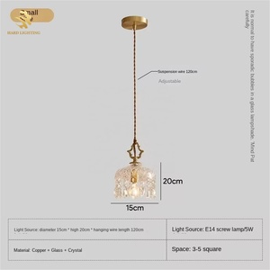 Lustre de plafond LED en métal de style nordique, <span class=keywords><strong>luminaire</strong></span> suspendu moderne pour salon avec lampe à <span class=keywords><strong>suspension</strong></span> en verre, décoration intérieure - Product Image 6