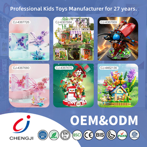 Set <span class=keywords><strong>de</strong></span> Bloques <span class=keywords><strong>de</strong></span> Construcción <span class=keywords><strong>de</strong></span> Insectos Chengji, Decoración Creativa, Simulación, Cognición, Educación, Juguetes <span class=keywords><strong>de</strong></span> Animales Mecánicos - Product Image 6