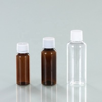 Factory Direct 60ml pour bouteille maigre en plastique transparent avec couvercle anti-enfant pour sirop contre la toux et autres médicaments