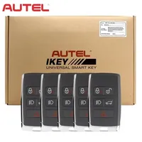 Clé intelligente universelle Autel IKEYLR005AL pour voiture Land Rover, télécommande en PVC/METAL, 315/433 MHz, 5 boutons, compatible KM100/IM508S/IM608