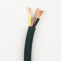 Kabel Listrik Rumah Fleksibel Guda Tembaga Padat 3*6mm^2 300/500V Isolasi PVC Selubung PVC