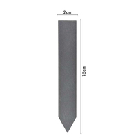 Silberne Schwarze Schiefer-Pflanzenetiketten mit Kreide im Modernen Stil, Großhandel 15x2cm für den Garten