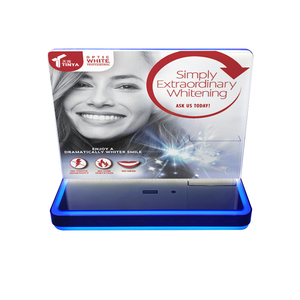 Tinya LED chiếu sáng <span class=keywords><strong>Acrylic</strong></span> Tabletop hiển thị đứng trường hợp cho bàn chải đánh răng điện - Product Image 5