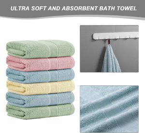 High Quality Soft Eco-Friendly Child-Proof Bamboo Quick-Dry Striped Woven Custom Logo Hotel Home Face <b>Bath</b> <b>Towels</b> <b>Set</b> - Product Image 3