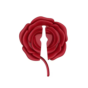 Rose nipple clip <b>vibrating</b> wireless masturbation device female nipple orgasm artifact SM sex props <b>remote</b> control nipple clip - Product Image 4