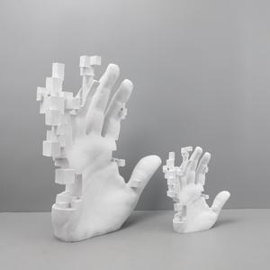 Decoración Italiana para el Hogar, Artesanía de Resina Blanca, Escultura Nórdica para Sala de Estar, Mueble para TV, Modelo Artístico, Artículos de Decoración - Product Image 3