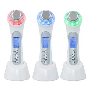 Rechargeable 5 in 1 Ultra Skin Rejuvenator New arrival home use mini portable ultrasonic galvanic Beauty machine