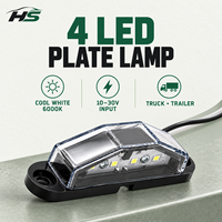Feu de position latéral HSSH 6 LED 10-30V pour camion et remorque, étanche