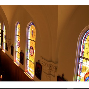 Fashion Style Tempered <strong>Stained</strong> <strong>Glass</strong> <strong>Window</strong> <strong>Panels</strong> and Door Factory - Product Image 5