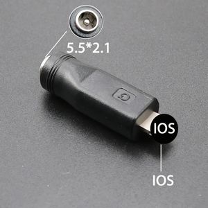 Convertisseur d'<span class=keywords><strong>adaptateur</strong></span> d'alimentation cc DC 5.5*2.1mm femelle vers <span class=keywords><strong>USB</strong></span> TYPE <span class=keywords><strong>C</strong></span> IOS Micro mâle pour connecteur <span class=keywords><strong>Sony</strong></span> <span class=keywords><strong>Jack</strong></span> pour ordinateur portable PC - Product Image 4