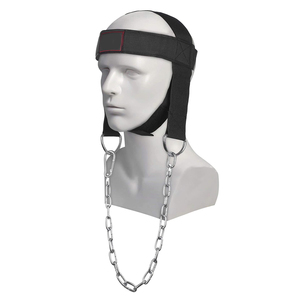 Arnés de Cabeza Profesional Ajustable de Acero y Neopreno para Levantamiento de Pesas, Arnés de Cabeza Duradero y Transpirable para Gimnasio y Fitness - Product Image 5
