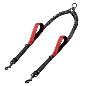 No Pull Bungee Adjustable Long Lead No Tangle Splitter Double Retractable <strong>Dog</strong> <strong>Leash</strong> for Two <strong>Dogs</strong> - Product Image 4