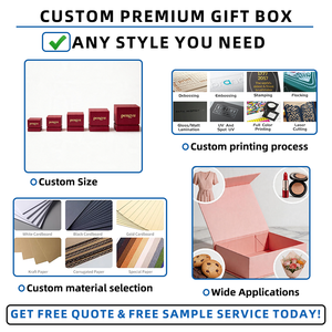 Boîte en papier rigide de luxe pour l'emballage de produits nourrissants, type de conception d'impression sur mesure, miel alimentaire, <span class=keywords><strong>2</strong></span> pots, cadeau de luxe, nid d'oiseau - Product Image 3