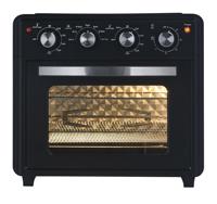 Four à friture électrique 25L 1500W 220V 360 °   Circulation d'air chaud, minuterie 60 min, 230 ℃   Four à convection de comptoir avec contrôle de température