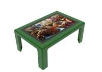 Table de café intelligente avec système Android Windows de 32 pouces, table de jeu interactive tactile pour enfants