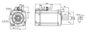 Précision de contrôle de haute précision 12 Volt 24 <span class=keywords><strong>Vdc</strong></span> 100W 200Watt couple élevé 3nm faible Rpm moteur Dc sans balais Agv 2000 Rpm Dcmotor - Product Image 2