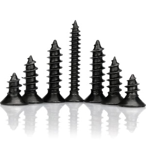 Tornillo Autorroscante de Cabeza Plana Negra Yuan Hongda M1 M2 M3 M4 M5 M6, Cabeza Phillips, Acero al Carbono - Product Image 3
