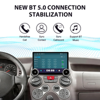 Écran QLED 11,5 pouces ZWNAV pour Fiat Panda 2003-2012 Autoradio Android 15 GPS Carplay Stéréo Multimédia Navigation