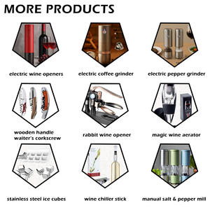 Moulin à sel et à poivre électrique Rechargeable 2 en 1 en acier inoxydable, moulin à épices - Product Image 5