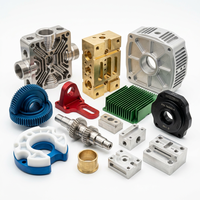 Componentes Mecanizados de Aluminio, Acero, Latón y Acero Inoxidable a Medida, Directo de Fábrica, con Mecanizado CNC