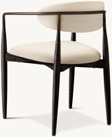 Meubles de salle à manger américains au design moderne du milieu du siècle OEM Fauteuil de salle à manger en tissu Arno