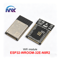 ESP32-WROOM-32E-N8R2 Modul WiFi RF Modem Transceiver Nirkabel BT WiFi V4.2 Modul Transceiver 2.4GHz PCB Trace Surface Mount