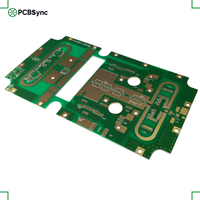 PCBSync Rogers RT/duroid 5880 0.5mm 1oz Or dur 2 couches Carte RF à perte ultra-faible