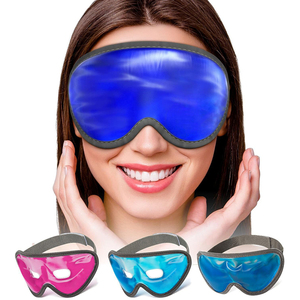 มาส์กน้ำแข็งเจลเย็นใช้ซ้ำได้หน้ากากเย็นสำหรับบรรเทาอาการปวดหัวไมเกรนบรรเทาอาการปวดไซนัสแผ่นเย็นบำบัดเย็นหน้ากากปิดตา - Product Image 1