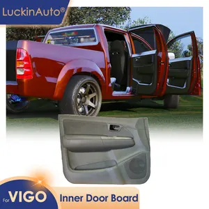 LuckinAuto Inner Door Board 4x4 For Toyota Hilux Vigo Truck Door Panel 2011 2012 2013 2014 Pickup Door Board OEM
