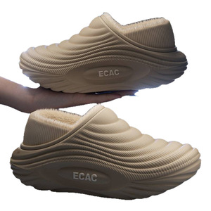 Pantofole Invernali Impermeabili in EVA per <span class=keywords><strong>Donna</strong></span>, Nuovo Arrivo, Suola Spessa, Foderate in Pile, <span class=keywords><strong>Antiscivolo</strong></span>, per Esterni, con Suola Morbida, anche per Uomo - Product Image 5