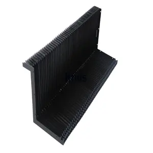 Tấm Chắn Đường Ray Trượt Tấm Chắn Ống Thổi Linh Hoạt Tấm Bọc Máy CNC Accordion Bằng Nhựa