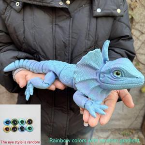 Vashine Giocattoli di Lucertole con Stampa 3D, Action Figure per Bambini, Collezione Animali dello <span class=keywords><strong>Zoo</strong></span>, Giocattoli in Materiale Ecologico, Lucertola Flessibile in Cristallo - Product Image 6