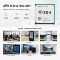 Mini PC de bureau 35W à faible consommation, processeur 5650GE 6 cœurs 12 threads 4,4 GHz Boost 16 Mo L3 AM4 DDR4, en stock