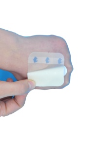 Çin'de yapılan ülser yara bakımı için Ultra ince şeffaf hidrokolloid yara pansuman tıbbi hidrokolloid yama - Product Image 2