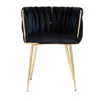 Chaise de salon d'art moderne en métal de café minimaliste de vente chaude appropriée aux coiffeuses et aux salons