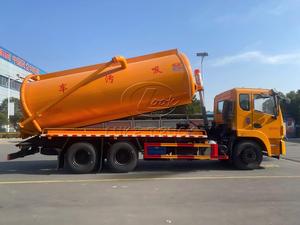 Dongfeng Jincheng 6x4 22m³ Vacuum Sewage Suction Truck LHD/RHD Optional Imported/Auxiliary Engine Water Circulation Vacuum Pump - Product Image 2