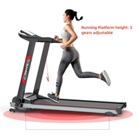 Tapis roulant pliable électrique avec écran LCD, résistance magnétique - Machine d'exercice silencieuse pour la marche et la course à domicile