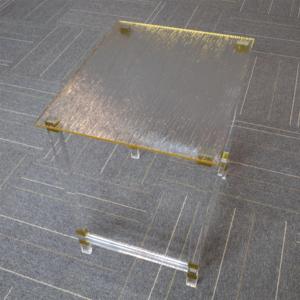 Mới thân thiện với môi đồ nội thất hiện đại trong suốt plexiglass <span class=keywords><strong>Acrylic</strong></span> Fancy vuông Bàn cà phê <span class=keywords><strong>lucite</strong></span> ăn bàn đám cưới - Product Image 3