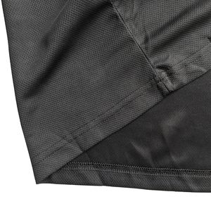 Camiseta deportiva negra con estampado personalizado para hombre, camiseta atlética para correr, 100% de poliéster, holgada, transpirable, patrón sólido para gimnasio - Product Image 5