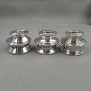 ガレージドア部品スライディングドアハンギングローラーV U T Hステンレス鋼溝鋼ガイドローラートラックホイールキャスターホイール - Product Image 6