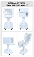Support d'imprimante pour photomaton, station pour DNP DS620 RX1HS HiTi P525L, support d'imprimante portable en métal avec couvercle à clé
