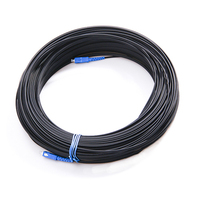 FTTH kabel Jumper Mode tunggal/dupleks lapis baja kabel optik Drop SC LC FC APC UPC ST kabel Patch