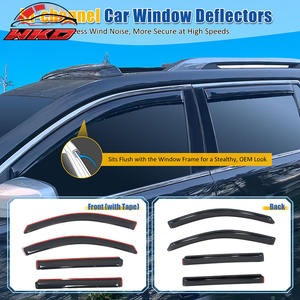 For GMC Terrain 10-17 <b>Window</b> Visors Acrylic In-Channel Rain Wind <b>Shade</b> 4PCS Set - Product Image 2