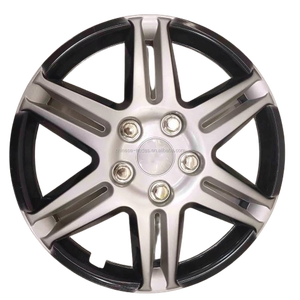 Cubierta de rueda de coche barata de Color plateado de resistencia modelo Universal 13 ''14'' ABS/PP Material duro desgaste Centro llanta <span class=keywords><strong>tapacubos</strong></span> - Product Image 1