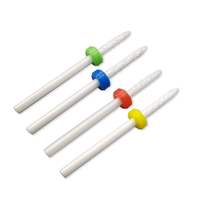 Fraise à ongles professionnelle en céramique de 2,35 mm, plusieurs formes, résistante à la chaleur, pour nettoyer les peaux mortes et les cuticules.